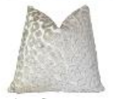 1 White Lepord Cushion - Image 1