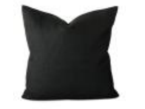 3 Jet Black Cushion - Image 1