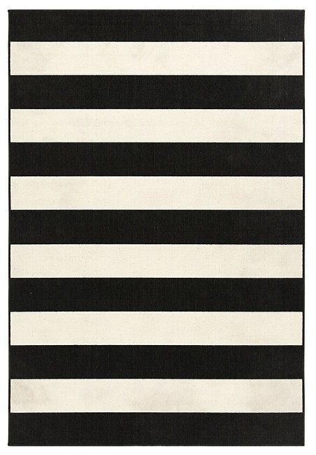 Screenshot 2025-03-29 010904 Cabana Stripe Rug, Black/White - Image 1