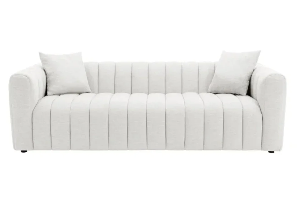 ekruf Ekruf Cream Sofa - Image 1